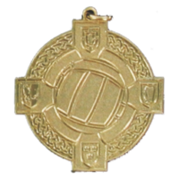 34mm Gaelic Football Medal (Gold)
