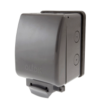 Click Aquip66 1G IP66 Masterseal Enclosure OA501AG