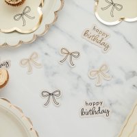 Birthday Bows Card Table Scatter 14g