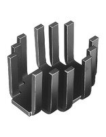 Finger Shaped Heatsinks for Power Semiconductors 31.8mm high 9 Hole Pattern TO 3, SOT 9, TO 66, SOT 32, TO 220