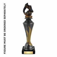 28cm Ant Silver Flex Trophy on Pedestal