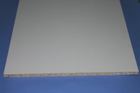 White Chipboard Panel 532mm x 2.4 Metre