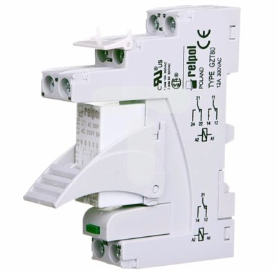 Push-in Interface Relay 24VDC 2CO Socket Mount Relay 97x15.9x75.8mm