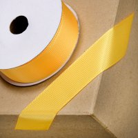 Grosgrain Ribbon Marigold - 10mm x 10m