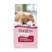 Burgess Mature Cat Turkey & Cranberry 4kg