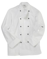 AFD CHEF JACKET WHITE STUD BUTTON THERMO COOL PANEL