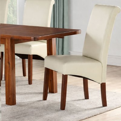Sophie Acacia Cream Dining Chair 