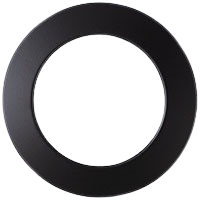 Studio 24W LED downlight Matt Black Trim Accessory