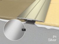 WRG1 1800mm Flat Adhesive Profile P1 Silver