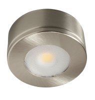 COMMODORE 2.5W LED 240V cabinet light, IP20, Brushed Chrome, 400