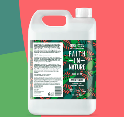 5L FAITH IN NATURE ALOE VERA & TEATREE COND