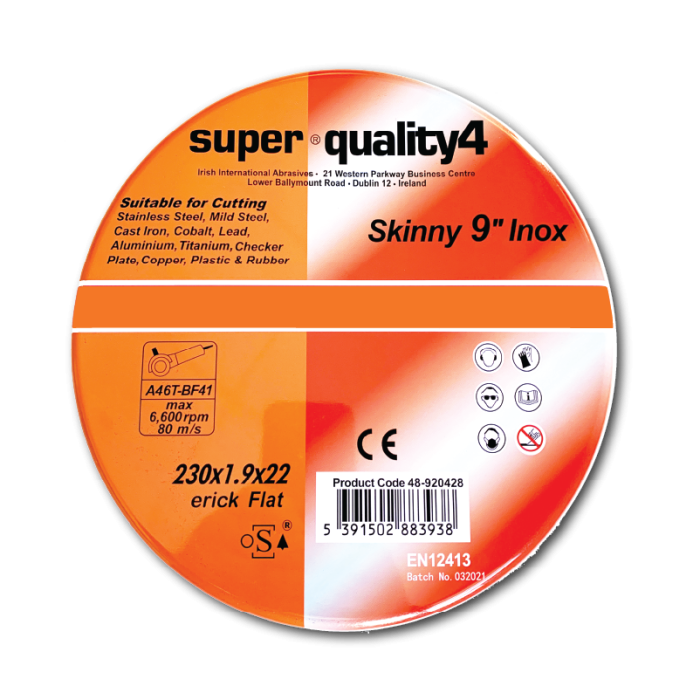 Cutting Disc 230mm x 1.9mm (Pack of 10)