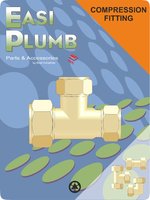 Easi Plumb 3/4" x 1/2" x 1/2" Unequal Tee