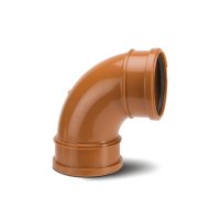 POLYPIPE UG484 DOUBLE SOCKET BEND 87.5DG 110mm