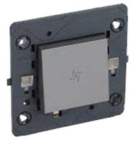 Arteor Triple Pole Fan Isolator Square - Magnesium | LV0501.0046