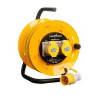 Powermaster 25Mtr 16A 110V Cable Reel
