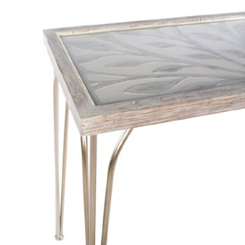 Tree Pattern Console Table top view