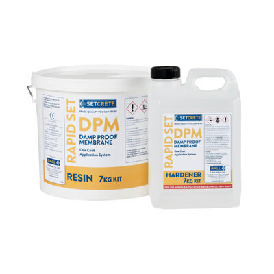 Setcrete Rapid Set DPM 7kg Two Part Kit