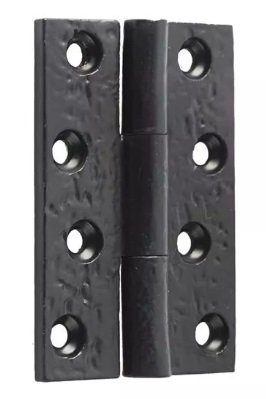 JAB104 - Butt Hinge 100mm  x  68mm Black Antique