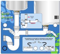 EP112OK112B Waste Outlet Kit for One and Half Bowl Sink 1 1/2" x 40 mm