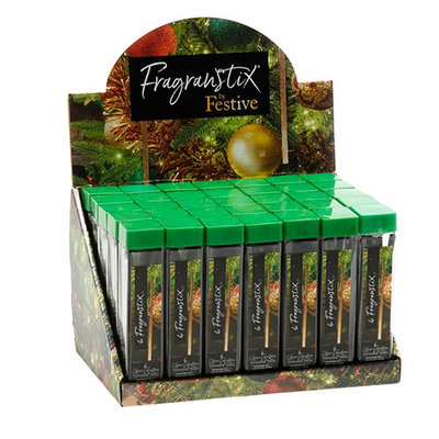 Fraganstix Scented Hanging Ornament Sticks 6 Pack (Festive Berry Scent)