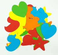 Crafty Pieces - Duck, Heart, Star, Rabbit (40)