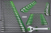 36PCS Comb Double O/E & Double Ring Wrench set