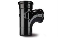 Polypipe Single Branch 4in/110mm. 92½° Equal (2 Boss) ST401B