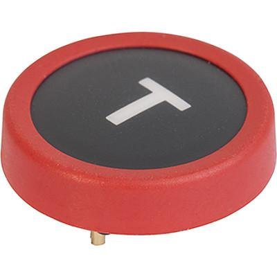 Schurter 1241.1100.7093 Membrane Switch Front panel Round RED