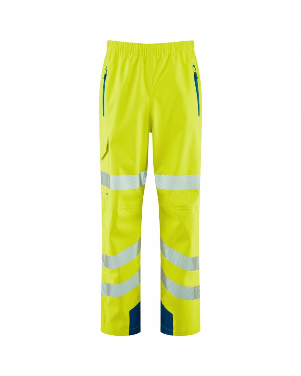 LUNDY ISO 20471 CLASS 2 HIGH PERFORMANCE WATERPROOF OVERTROUSER
