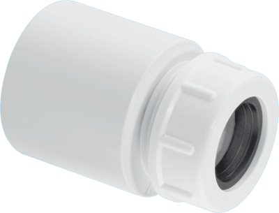 McAlpine 1.5" Plain Tail x 0.75" Overflow Adaptor R17