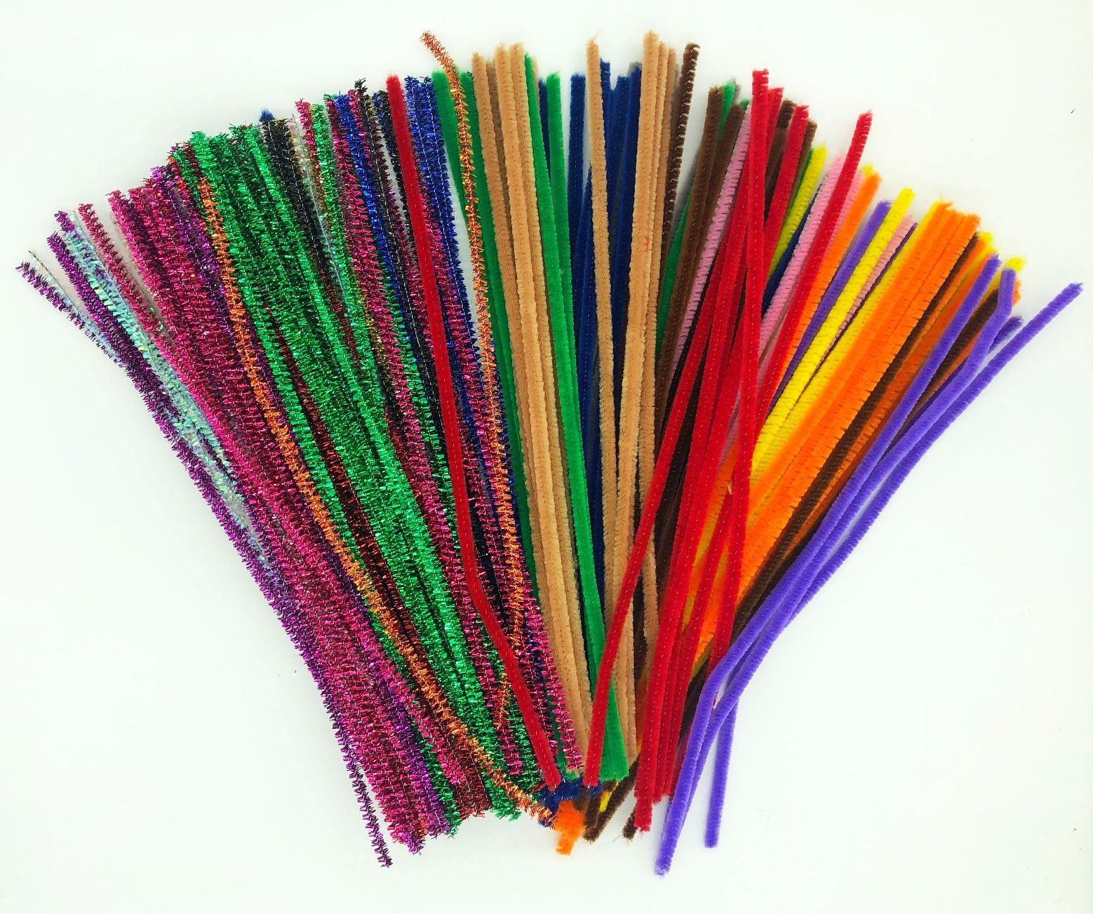 Pipe Cleaners - Bumper Pack Inc Glitter 30cm - 200 piece