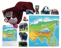 Jigsaw - Animals & Their Continents - Asia (16 pieces)