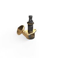 Daddario Auto Trim Locking Machine Heads, 3 + 3 Setup, Gold