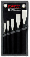 Flat Chisel Set in wallet 5Pc