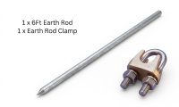 Plymouth 1800mm Earth Rod + Clamp