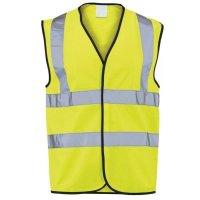 HIGH VISIBILITY WAISTCOAT CLASS 2 LARGE