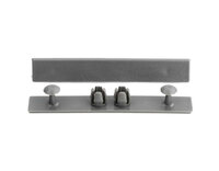 Teranna Composite End Clip Cap Silver Grey, Box of 20