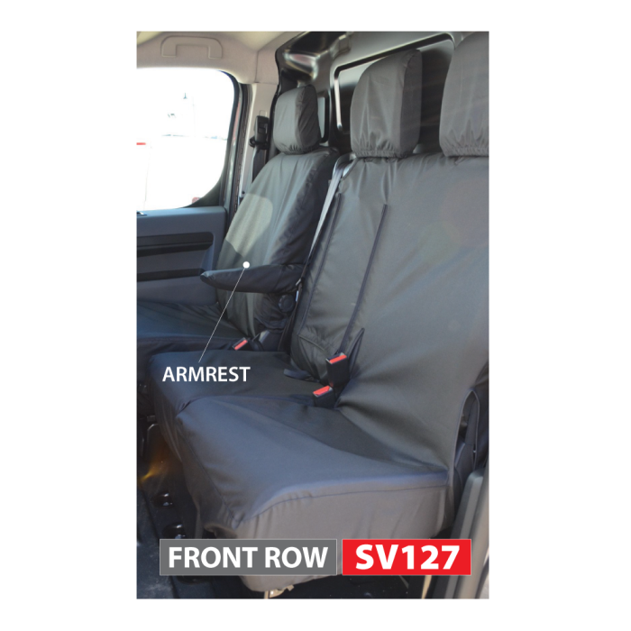 Opel Vivaro Seat Covers (Front Row 3 Seater) 2019+