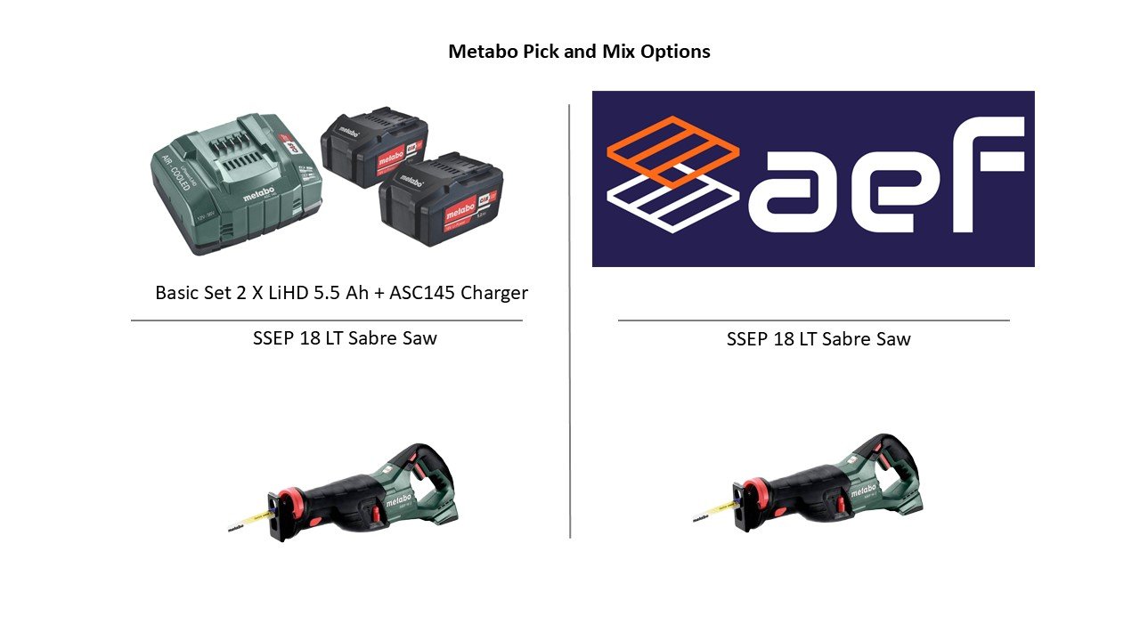 Metabo Pick and Mix, SSEP18LT+ SSEP18LT