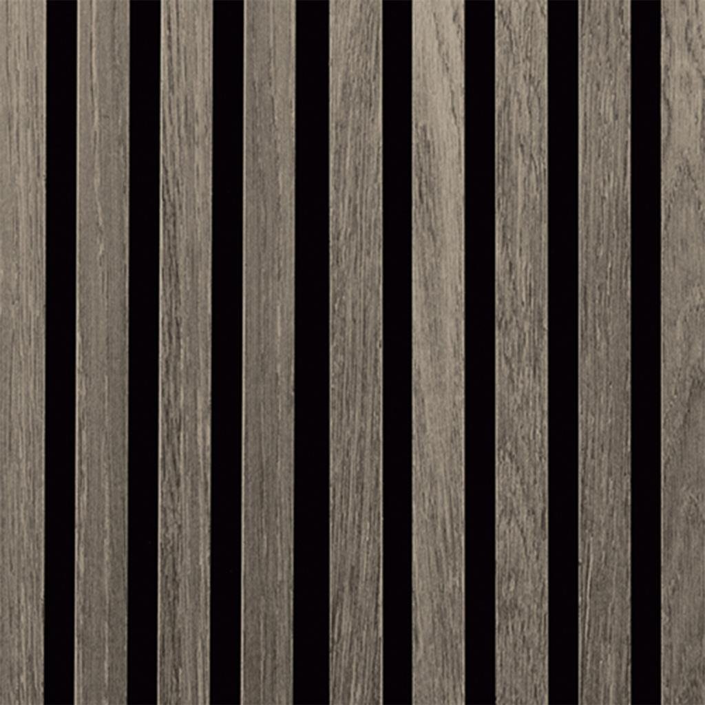 FT PREMIUM ACOUSTIC PANEL 2.44M X 605 X 22MM GREY OAK