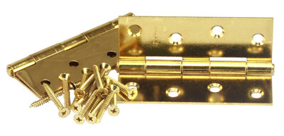 Eliza Tinsley Bright Zinc Plated Butt Hinge With Removable Pin 76 x 50mm 5101304