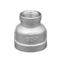 1/4" x 1/8" BSPP 150LB Screwed Reducing Coupling/Socket 316 ISO 4144