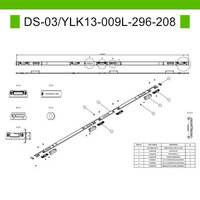 YLK13-009L-296 LH ASSY FOR YL21-296(13MM STYLE) PACKER 208 FITTED - SPECTUS