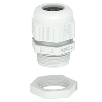 NYLON GLAND 20MM C/W LOCKNUT