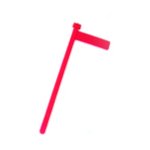 Marking label for cables up to 60mm diameter, length 230mm, blank, RED