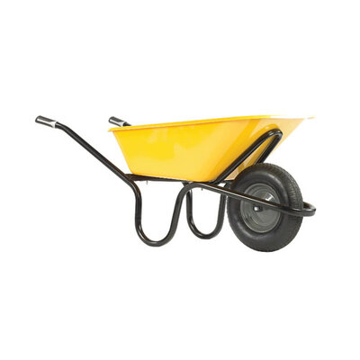 Yellow Heavy Wheelbarrow