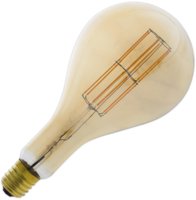 11W CALEX GIANT LED FILAMENT DIMMABLE  GLS SPLASH  PS160 LAMP 240 VOLT E40 2100K GOLD FINISH 1100 LUMEN
