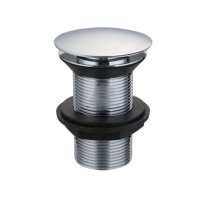 Tucker French 1&frac14;" Easy Clean Mushroom Clicker Basin Waste Unslotted