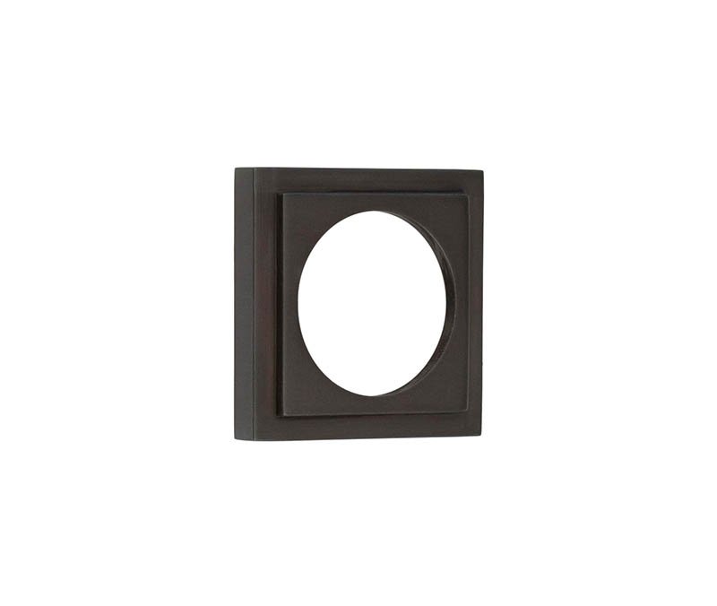 BUR173DB - 52X52mm DB Stepped Square Outer Rose For Escuthceons